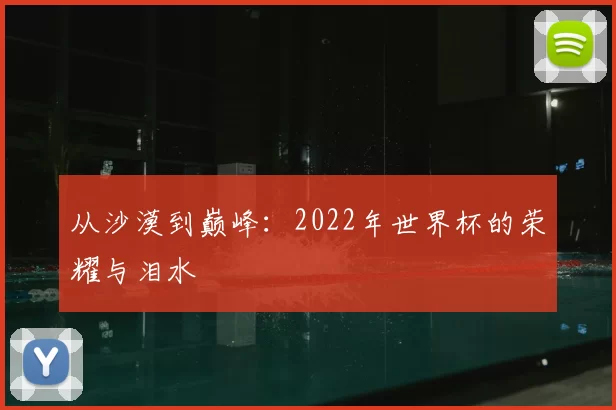 从沙漠到巅峰:2022年世界杯的荣耀与泪水