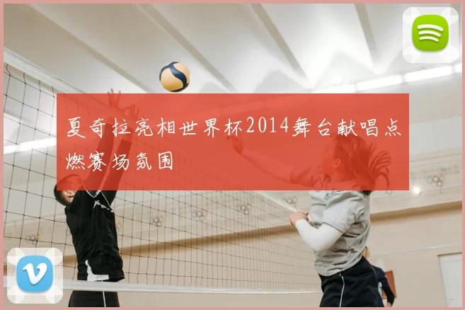 夏奇拉亮相世界杯2014舞台献唱点燃赛场氛围
