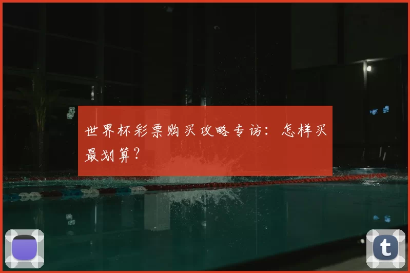 世界杯彩票购买攻略专访:怎样买最划算?